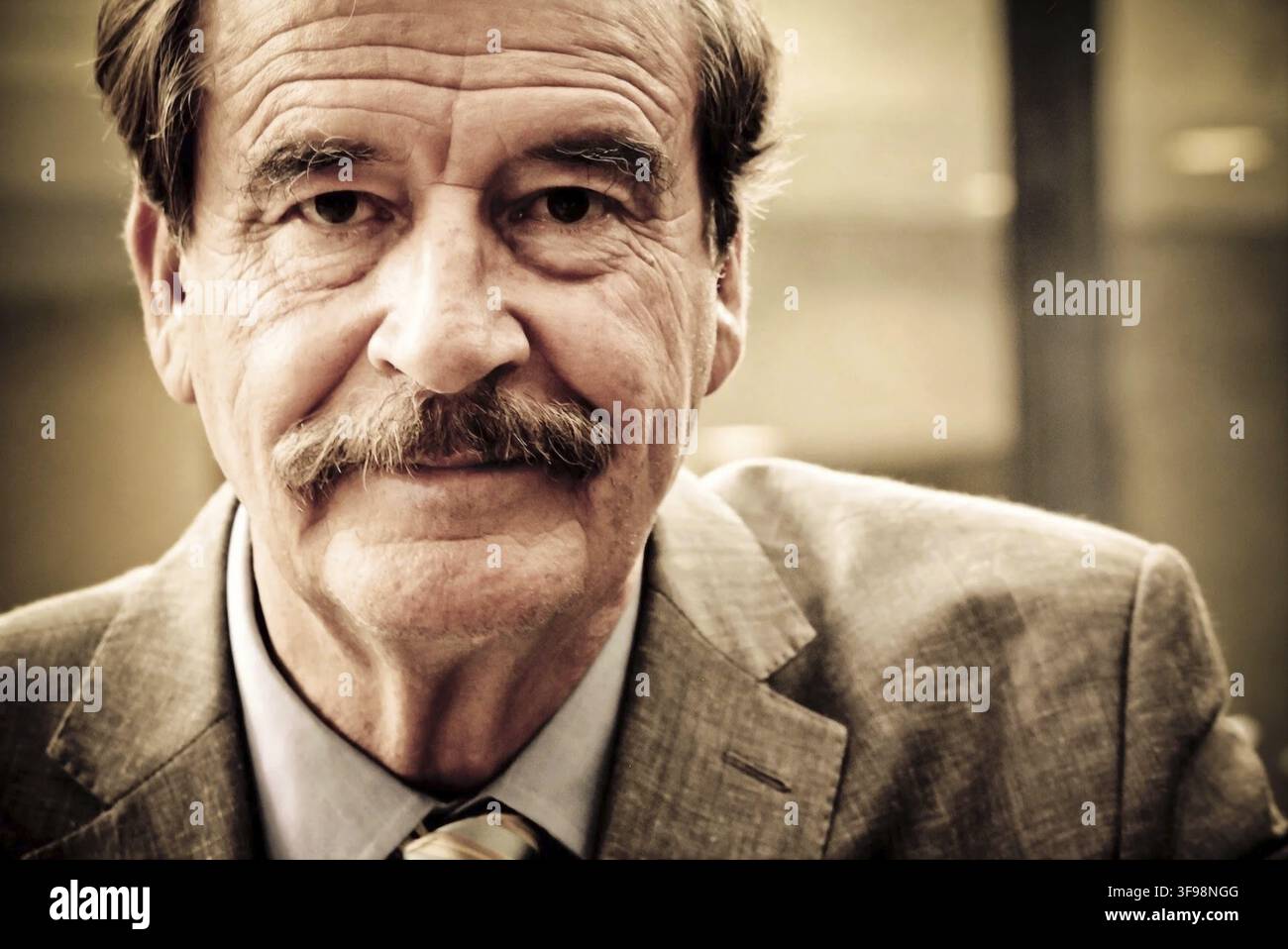 Vicente Fox, ancien président du Mexique Banque D'Images