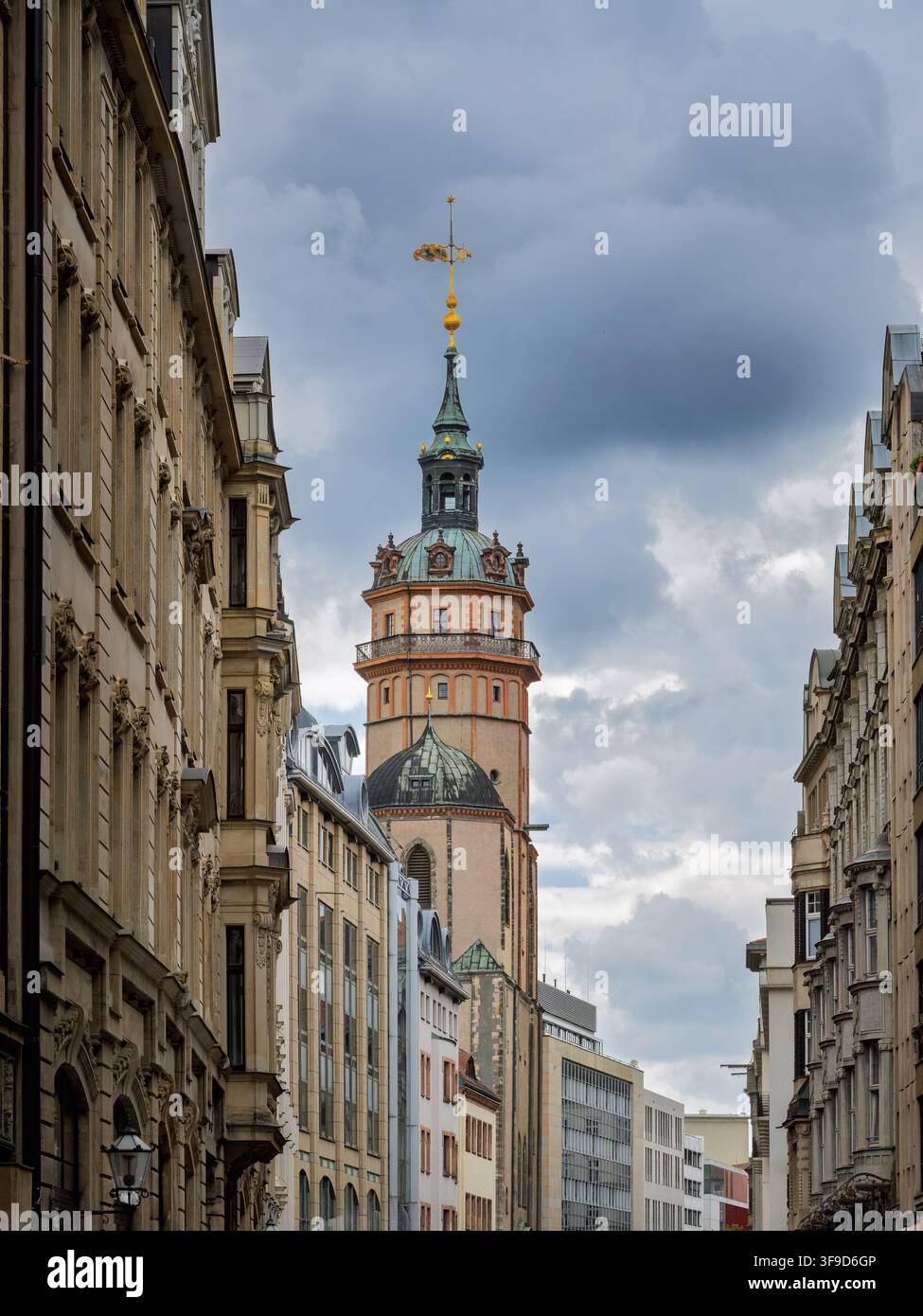 Église historique Saint-Nicolas (Nikolaikirche) à Leipzig Banque D'Images