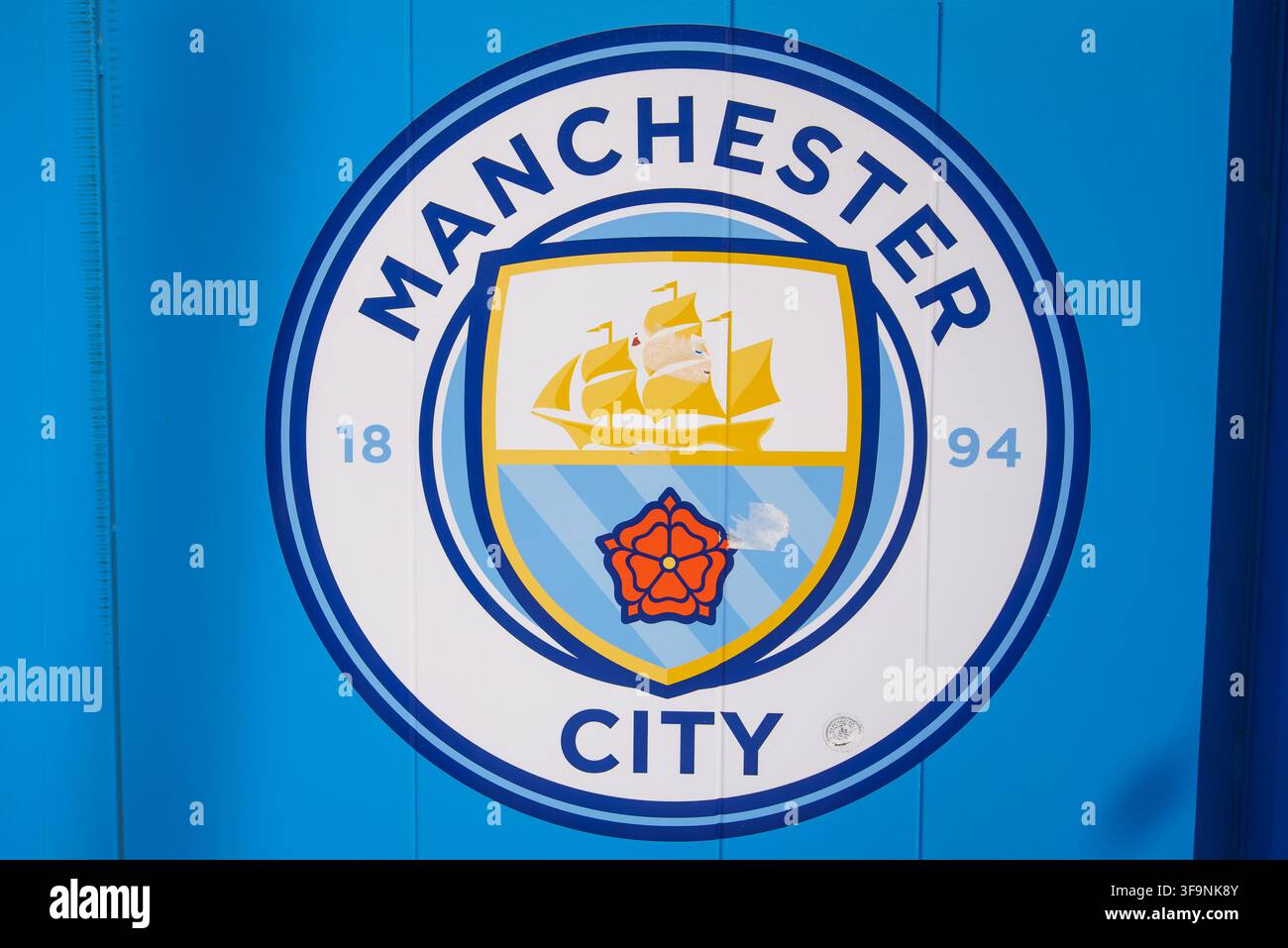 Etihad Stadium Maison du Manchester CityFootball Club. Vue de l'extérieur du stade.Manchester Royaume-Uni 15 août 2026 Banque D'Images