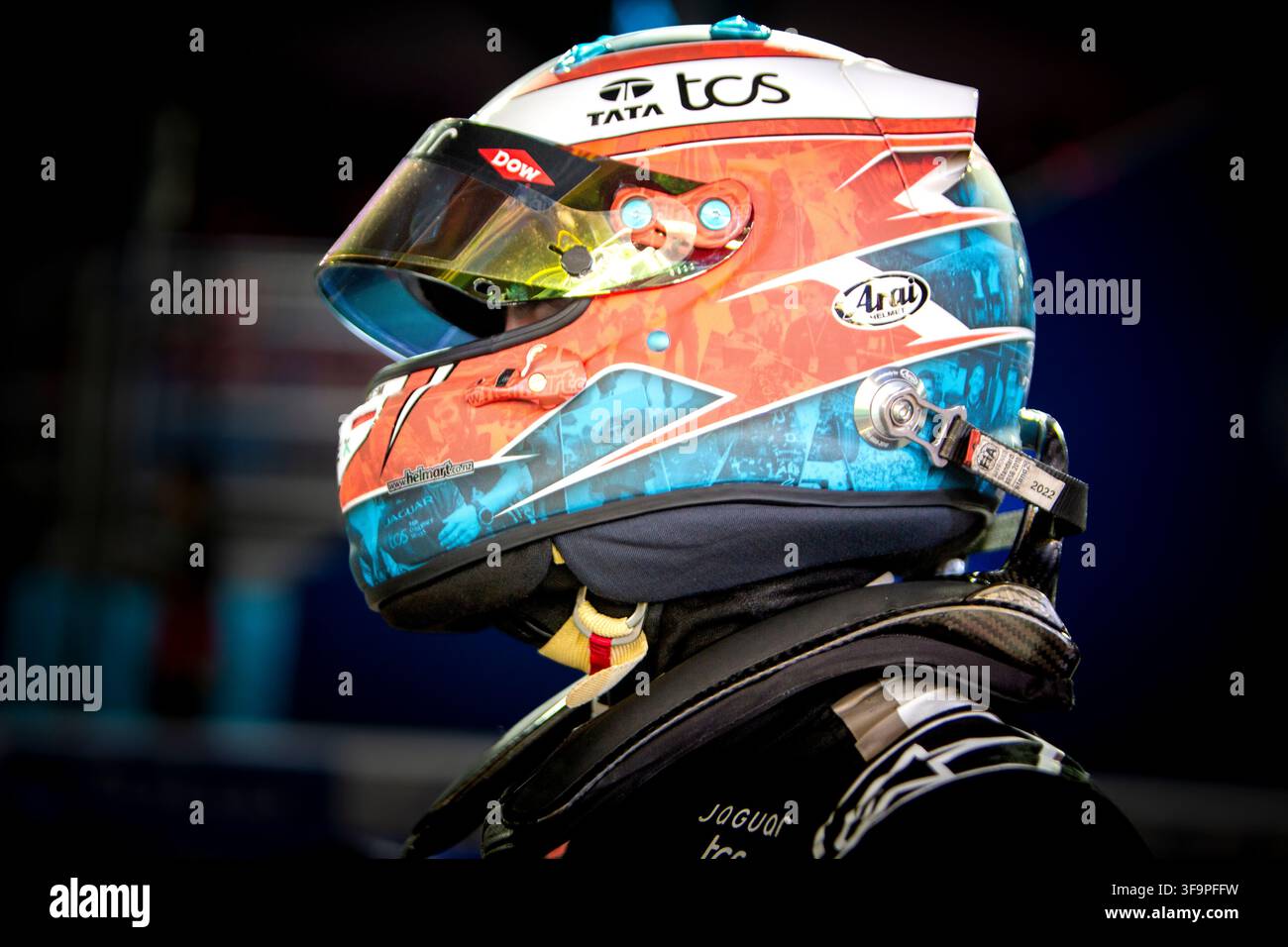 Londres, Royaume-Uni. 16 août 2026. Mitch Evans au London E-Prix 2026 Crédit : Emma Ridgway/Alamy Live News Banque D'Images