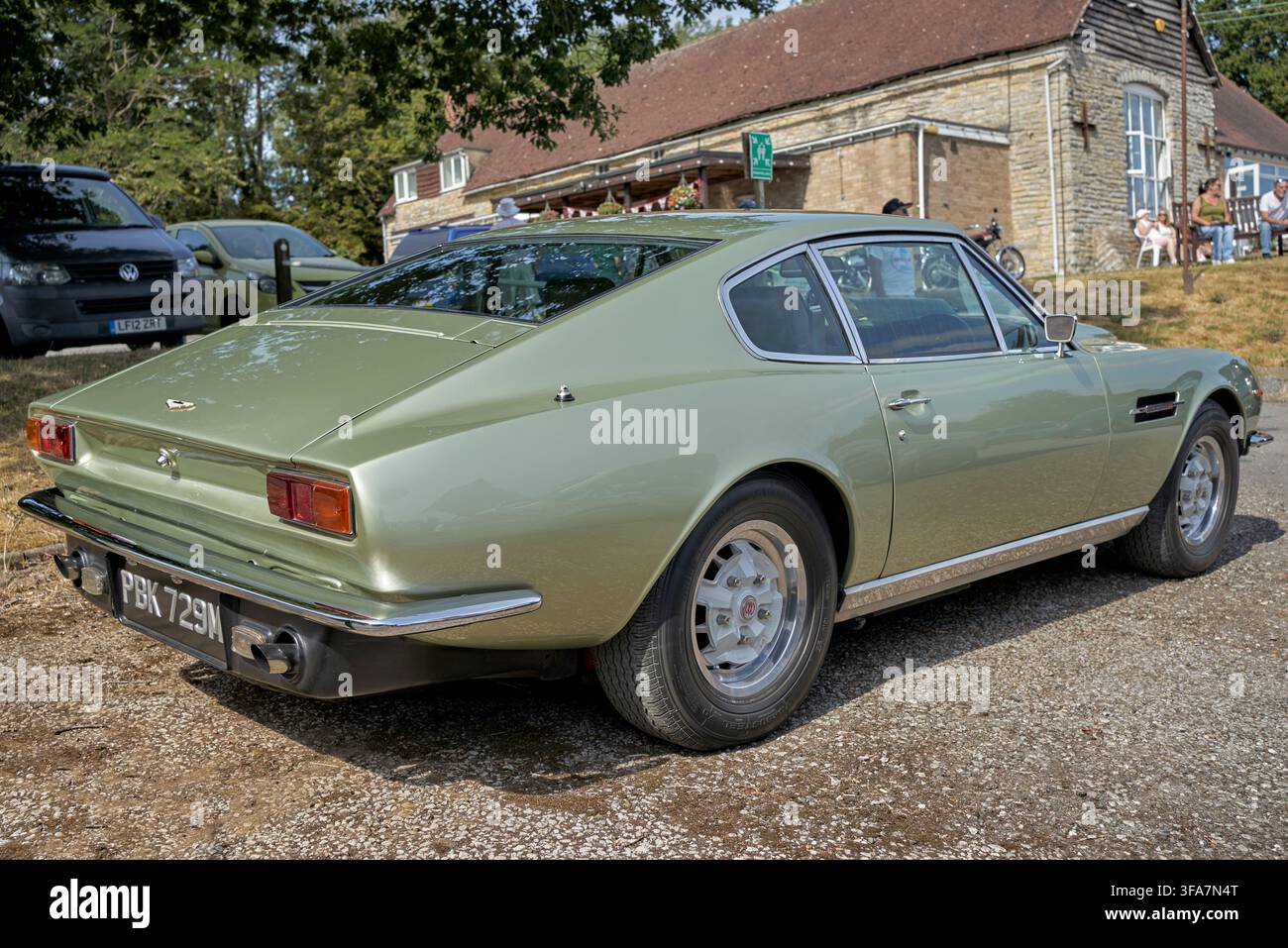 ASTON MARTIN V8 série 3 Vert 1973 Banque D'Images
