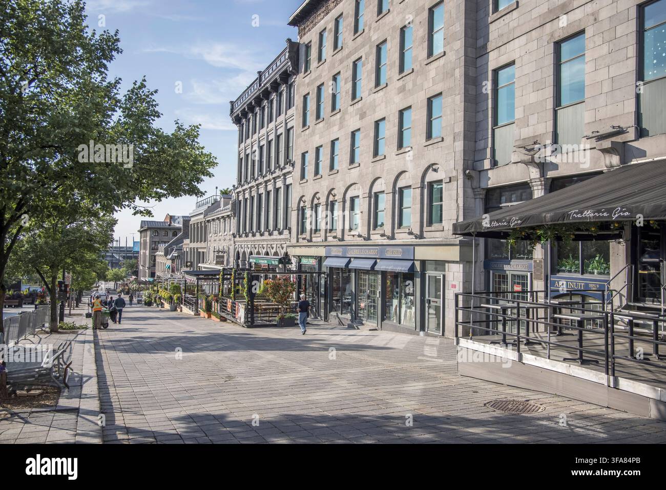 l'endroit vibrant de Jacques-Cartier dans la vieille ville de Montréal, Québec, Canada Banque D'Images