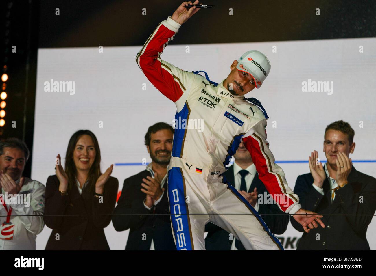 ABB FIA Formule E Saison 12 Tour 17 - London E-Prix, Course, Dimanche 16 août 2026, à Londres, Royaume-Uni - #94 Pascal Wehrlein (ALL) - PORSCHE F Banque D'Images