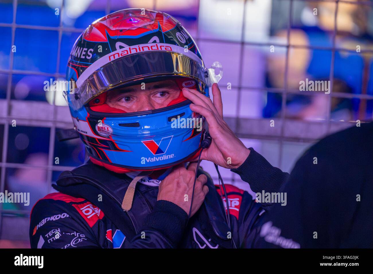 ABB FIA Formule E Saison 12 Round 17 - London E-Prix, Course, Dimanche 16 août 2026, à Londres, Royaume-Uni - #21 Nyck De Vries (NDL) - Mahindra Ra Banque D'Images