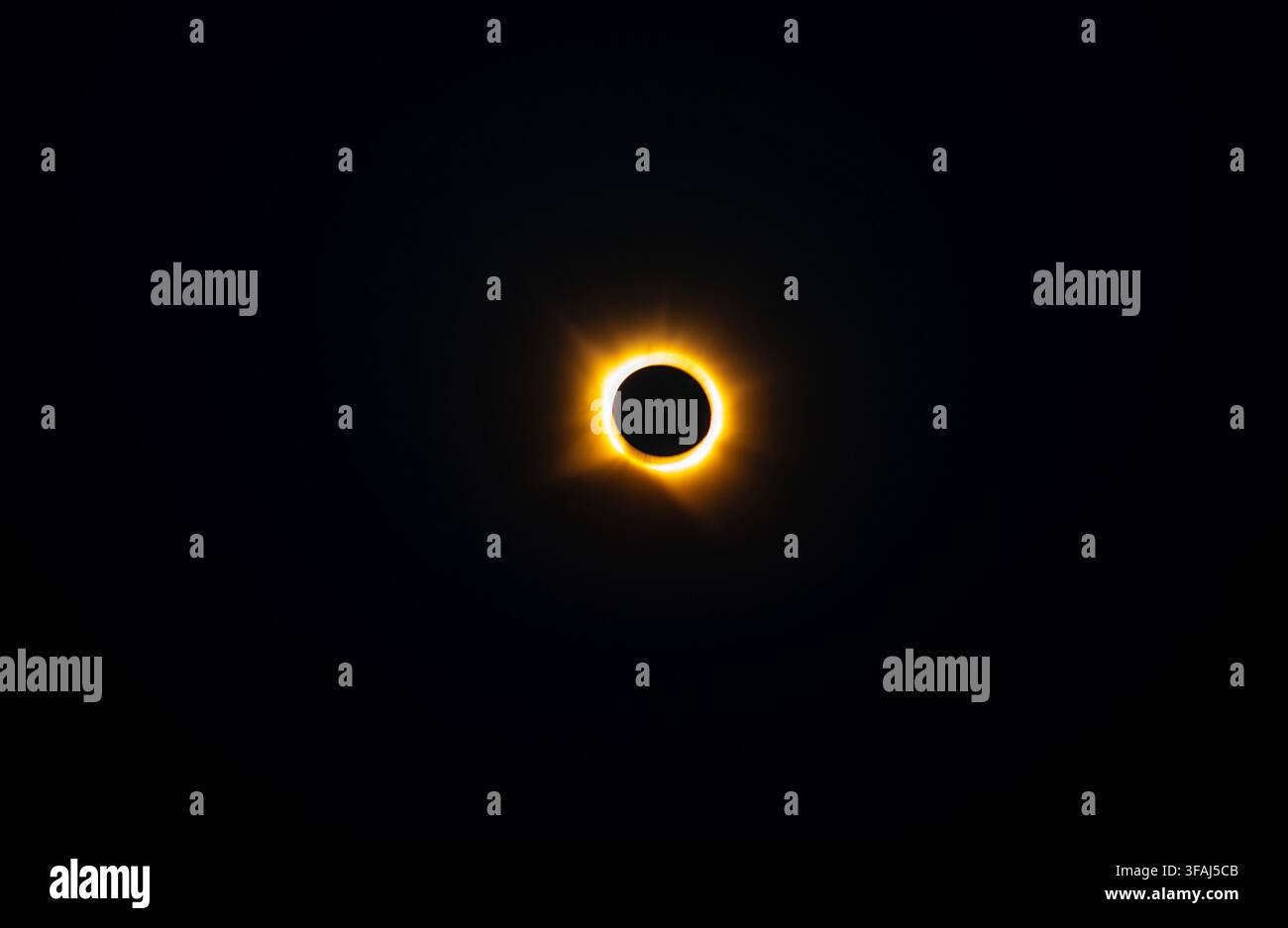 Éclipse totale solaire du 12 août 2026, San Miguel de Bernuy, province de Ségovie, Castille-et-León, Espagne Banque D'Images
