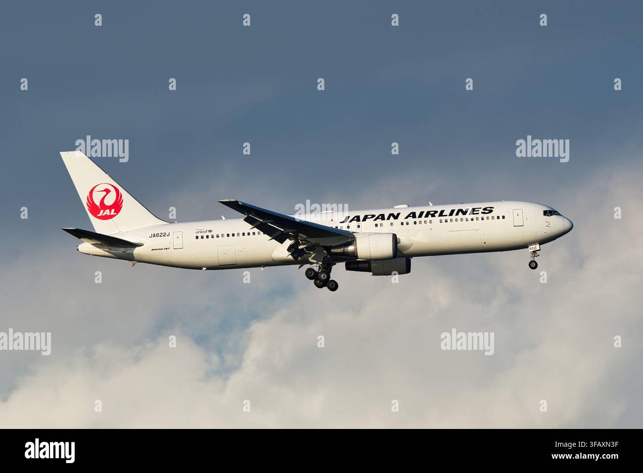 Avion de ligne Japan Airlines Boeing 767-300ER (JA622J) Banque D'Images