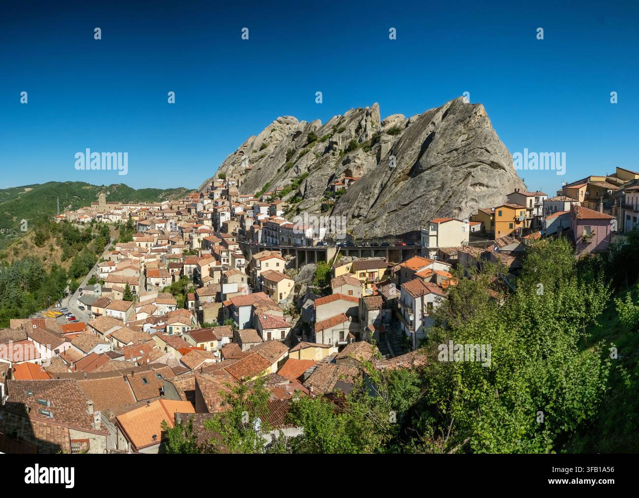 Castelmezzano Village en Basilicate Italie Banque D'Images