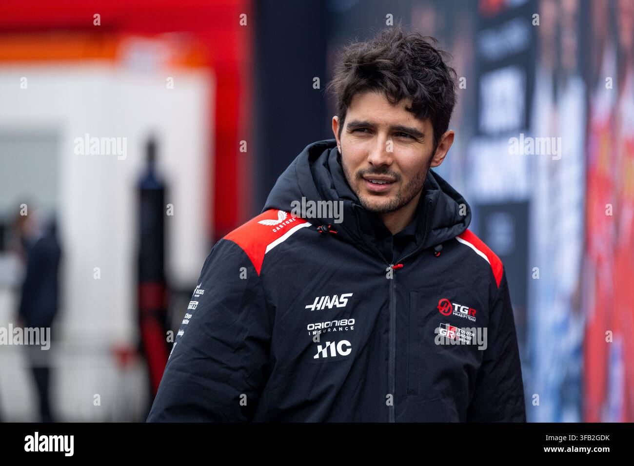 Esteban Ocon (Toyota Gazoo Racing Haas F1 Team, France, #31) Photo : Nordphoto / Memmler Banque D'Images