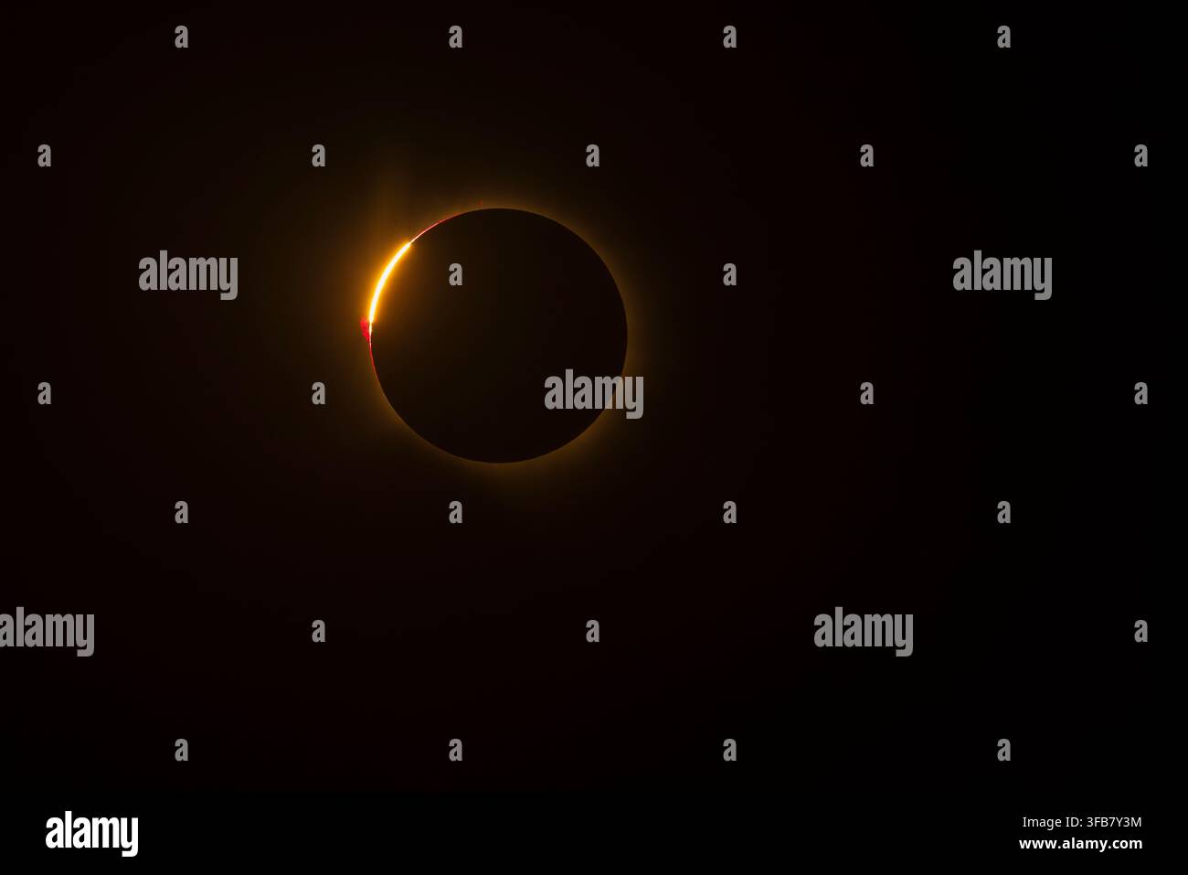 Éclipse solaire en Espagne le 12 août 2026 Banque D'Images