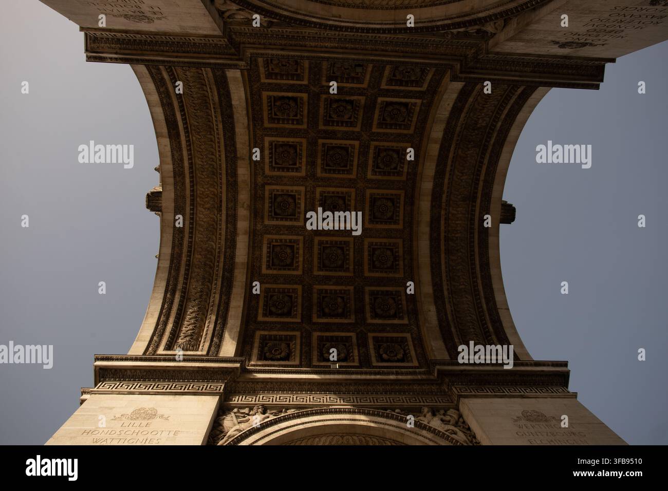 Arc de Triomphe, Paris Banque D'Images