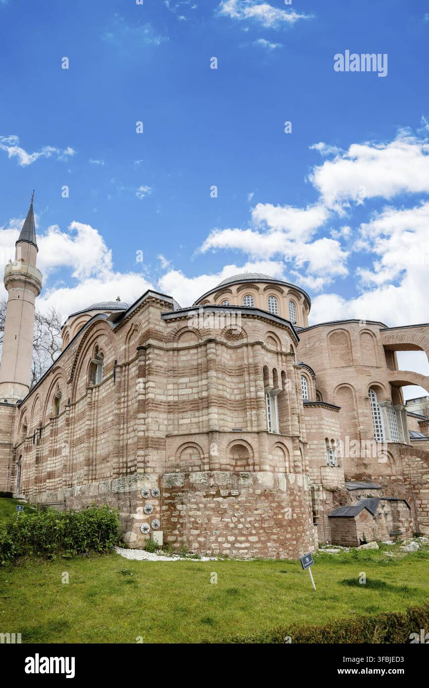L'église Chora ou la mosquée Kariye, une église byzantine, désormais transformée en mosquée à Istanbul, en Turquie Banque D'Images