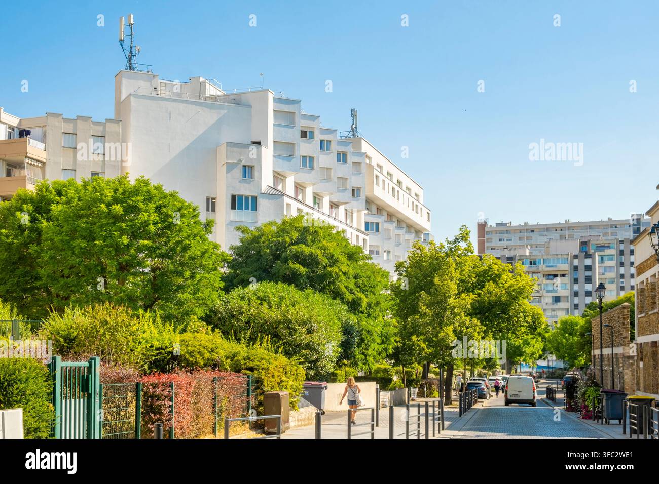 France, Val d'Oise, Argenteuil, centre-ville Banque D'Images