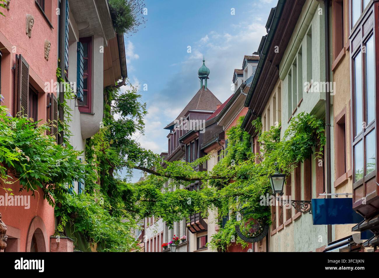 Altstadt est le centre historique de Fribourg, Forêt Noire en Allemagne Banque D'Images
