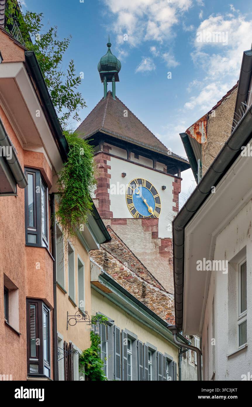 Altstadt est le centre historique de Fribourg, Forêt Noire en Allemagne Banque D'Images