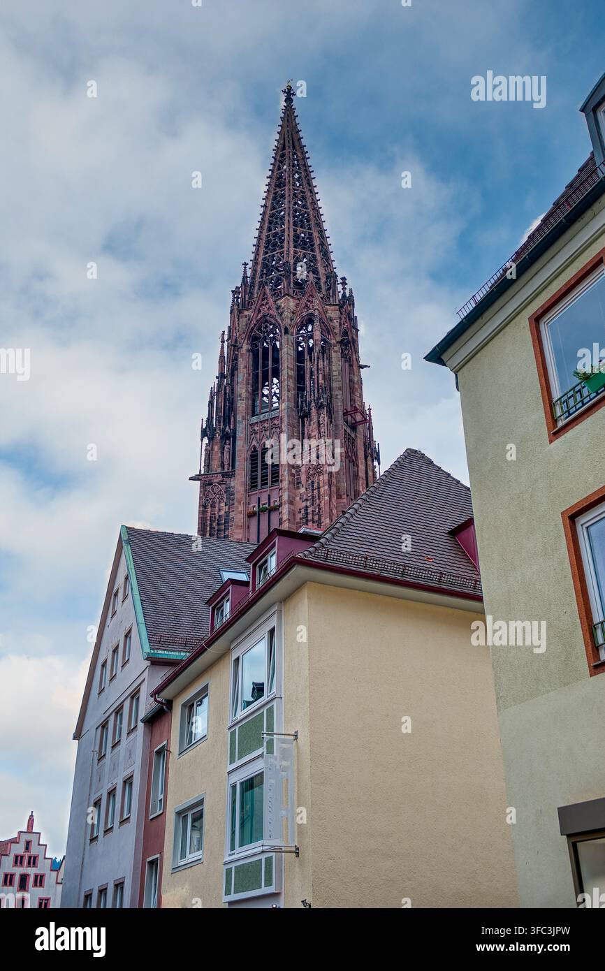 Altstadt est le centre historique de Fribourg, Forêt Noire en Allemagne Banque D'Images