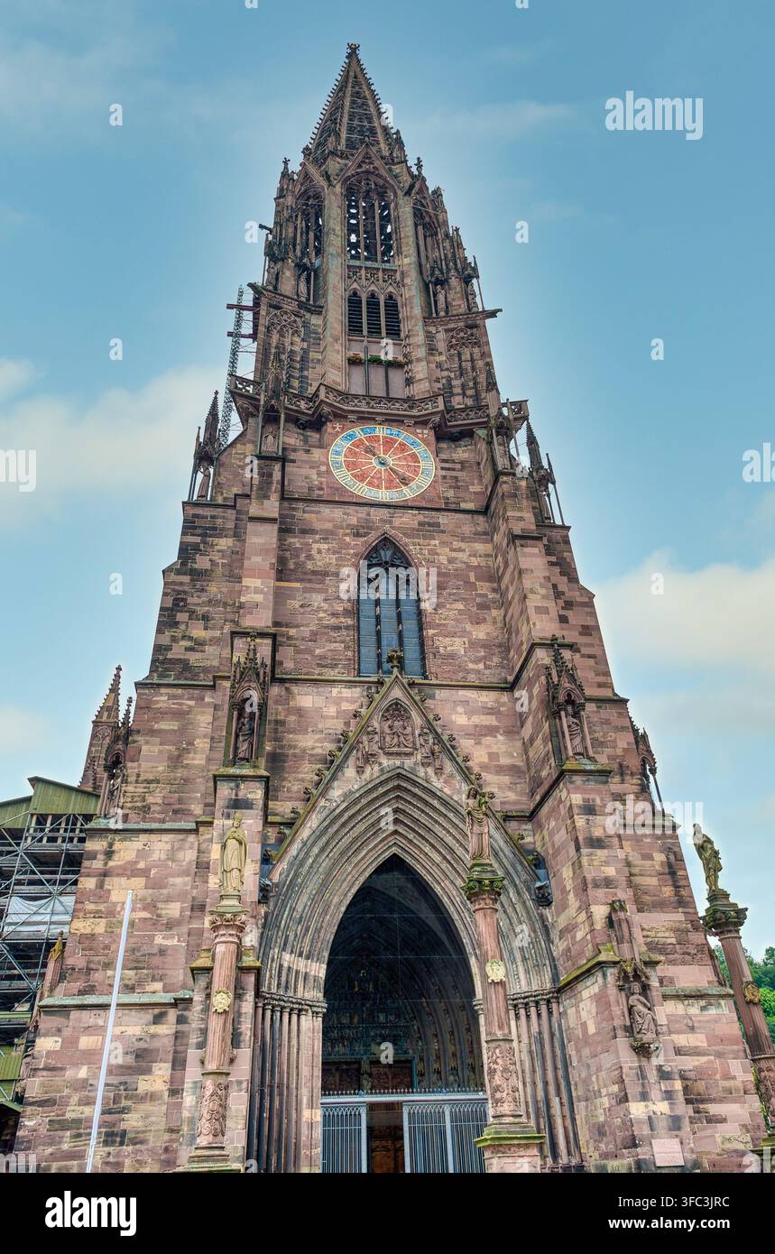 Altstadt est le centre historique de Fribourg, Forêt Noire en Allemagne Banque D'Images