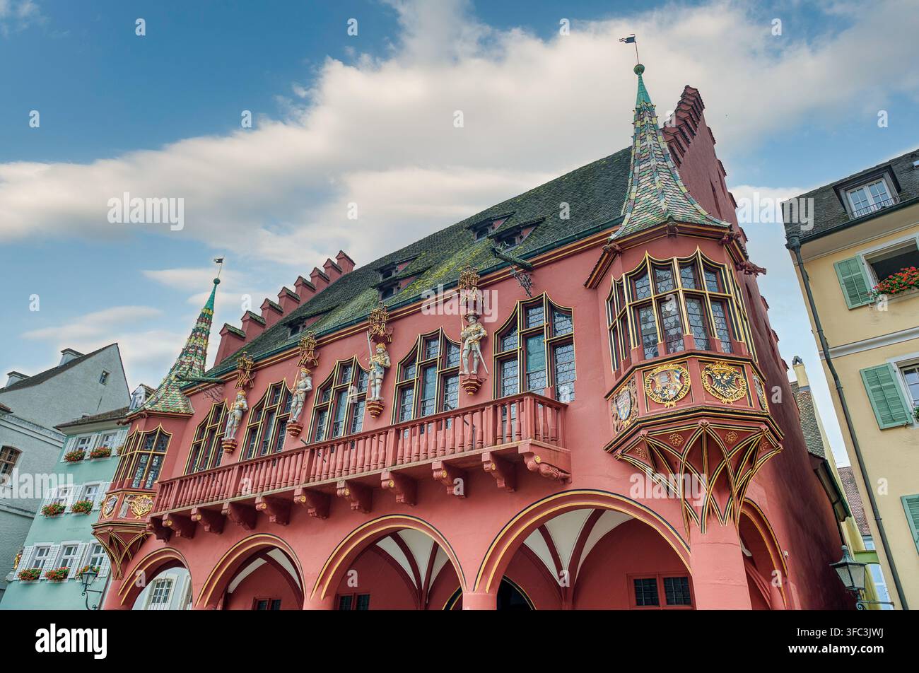 Altstadt est le centre historique de Fribourg, Forêt Noire en Allemagne Banque D'Images