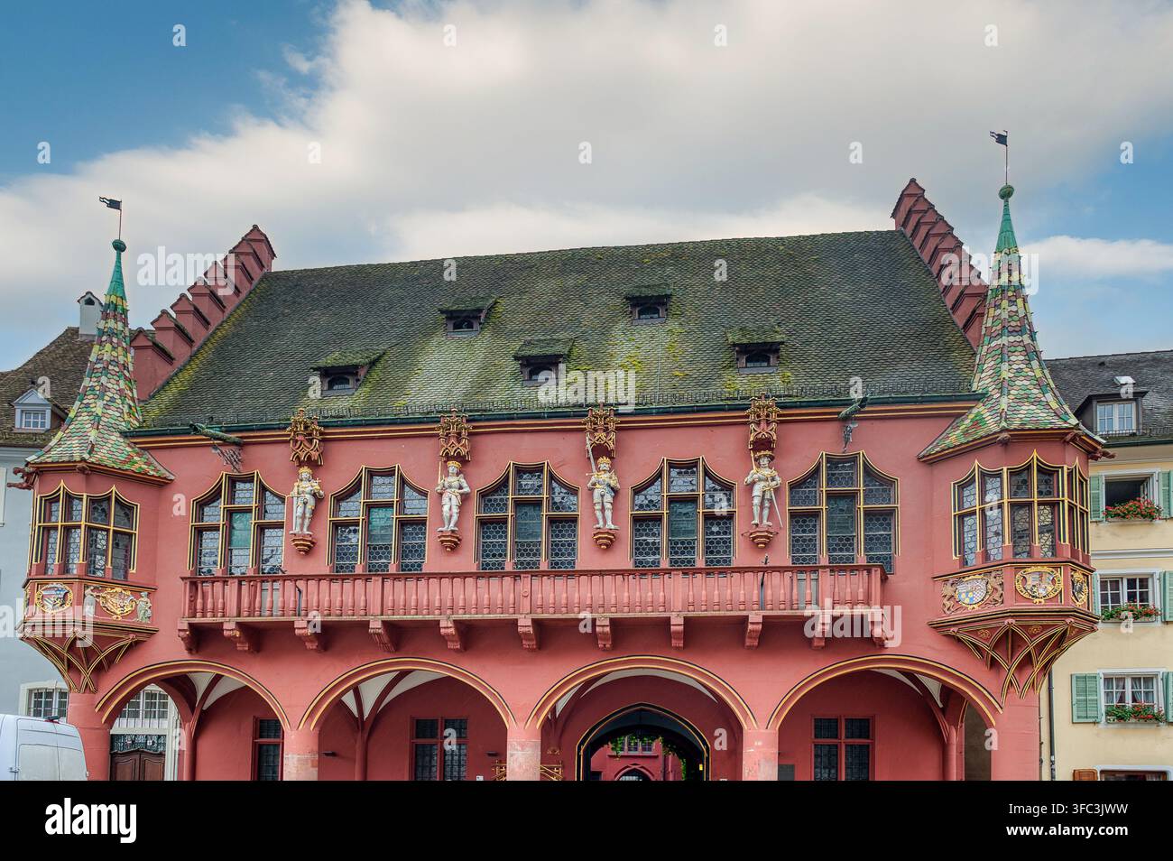 Altstadt est le centre historique de Fribourg, Forêt Noire en Allemagne Banque D'Images