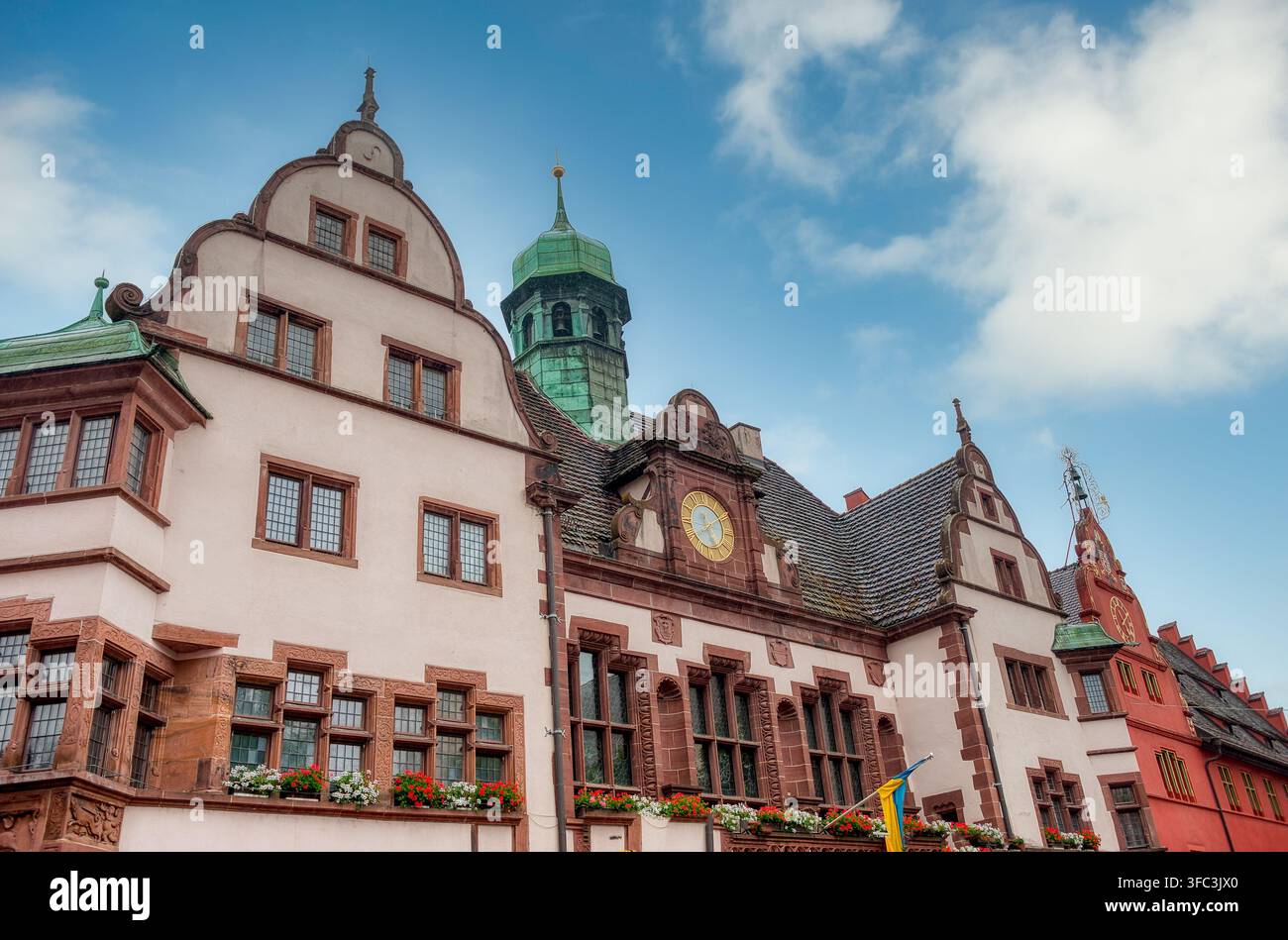 Altstadt est le centre historique de Fribourg, Forêt Noire en Allemagne Banque D'Images