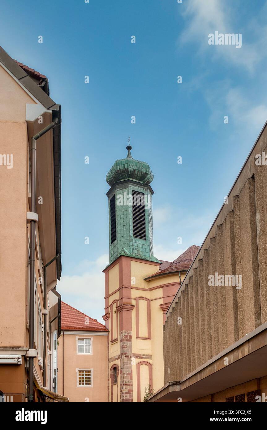 Altstadt est le centre historique de Fribourg, Forêt Noire en Allemagne Banque D'Images