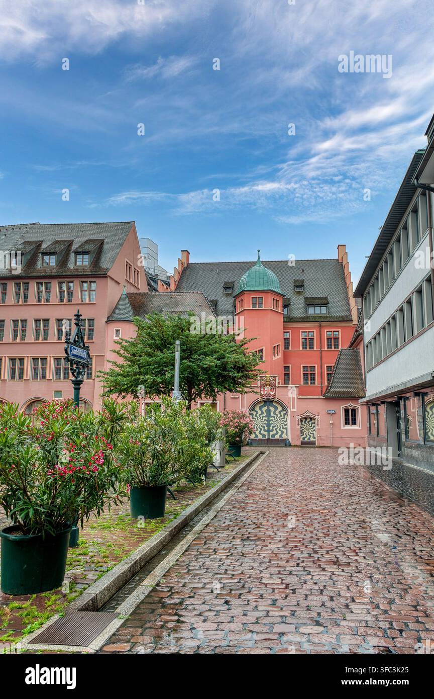 Altstadt est le centre historique de Fribourg, Forêt Noire en Allemagne Banque D'Images
