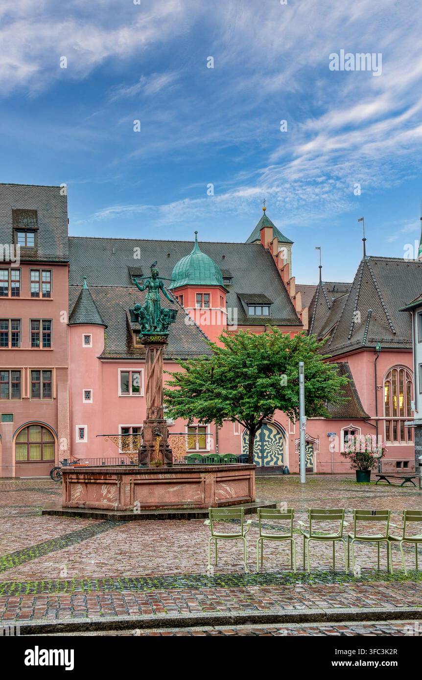 Altstadt est le centre historique de Fribourg, Forêt Noire en Allemagne Banque D'Images