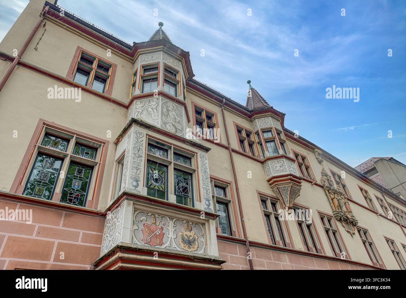 Altstadt est le centre historique de Fribourg, Forêt Noire en Allemagne Banque D'Images