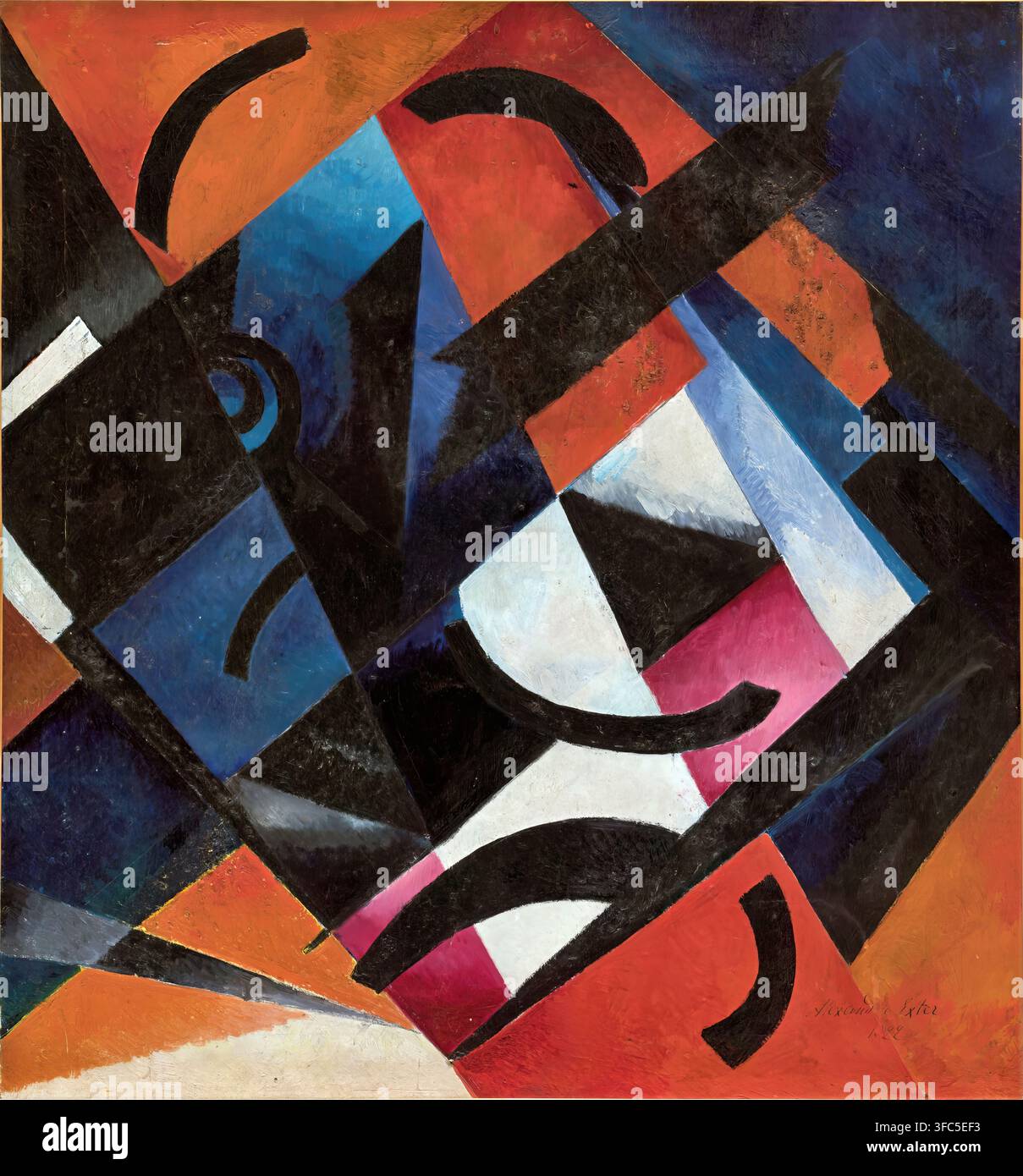 Alexandra Exter – Construction de couleur (Design de couleur), 1922 Banque D'Images