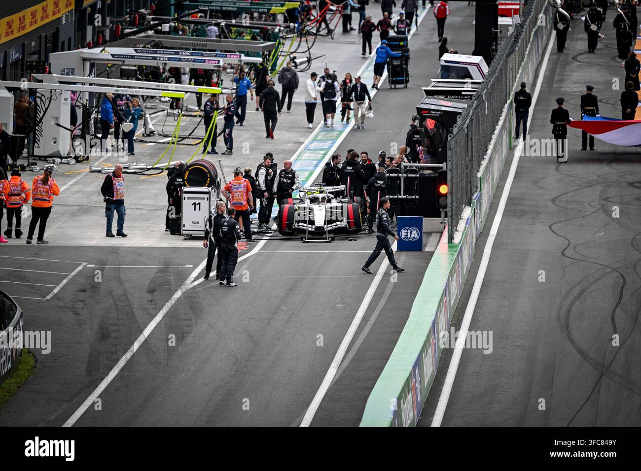 Zandvoort, Pays-Bas, 23 août 2026, Sergio Perez pendant la course du Grand Prix des Pays-Bas, Copyright Marco Talluto Banque D'Images