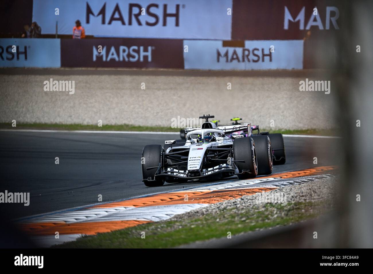 Zandvoort, Pays-Bas, 23 août 2026, Sergio Perez pendant la course du Grand Prix des Pays-Bas, Copyright Marco Talluto Banque D'Images
