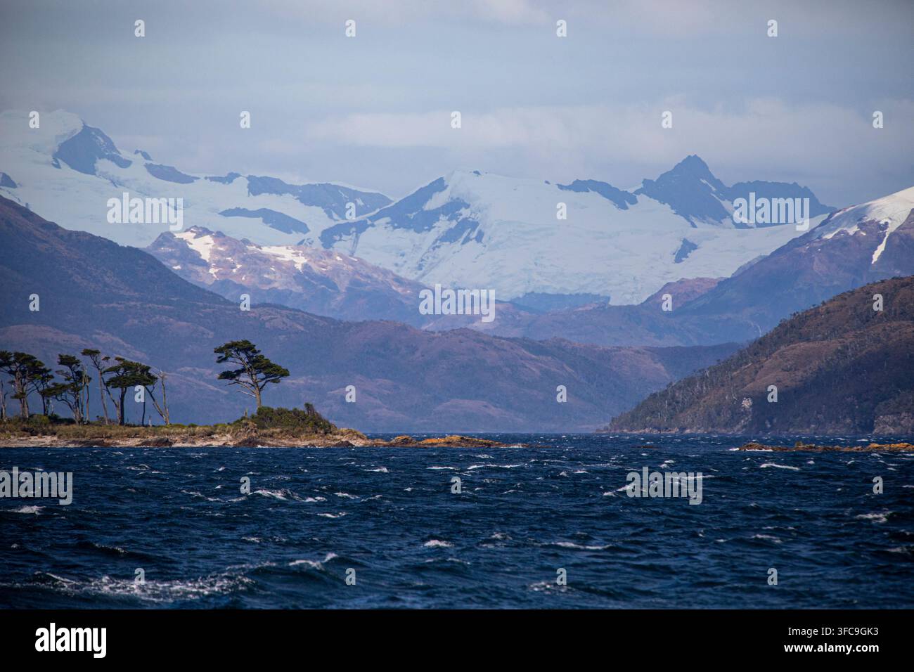 Patagonie du sud chilien subantarctique Banque D'Images