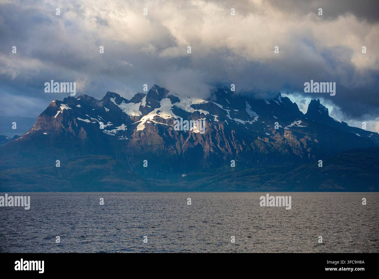 Patagonie chilienne du Sud en sous-Antarctique Banque D'Images