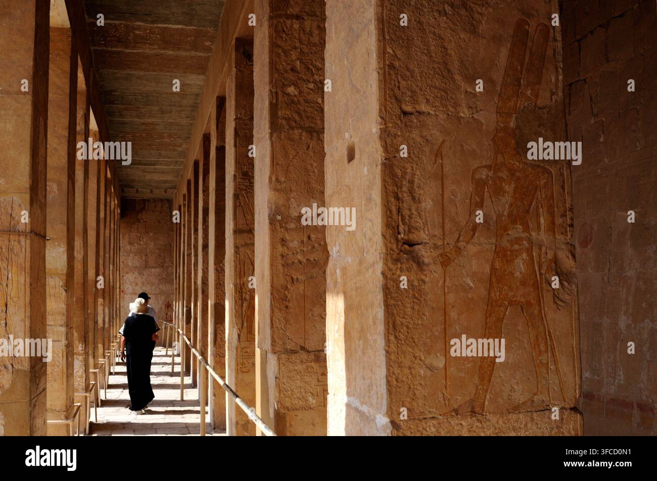 Deir el Bahari. Égypte Banque D'Images