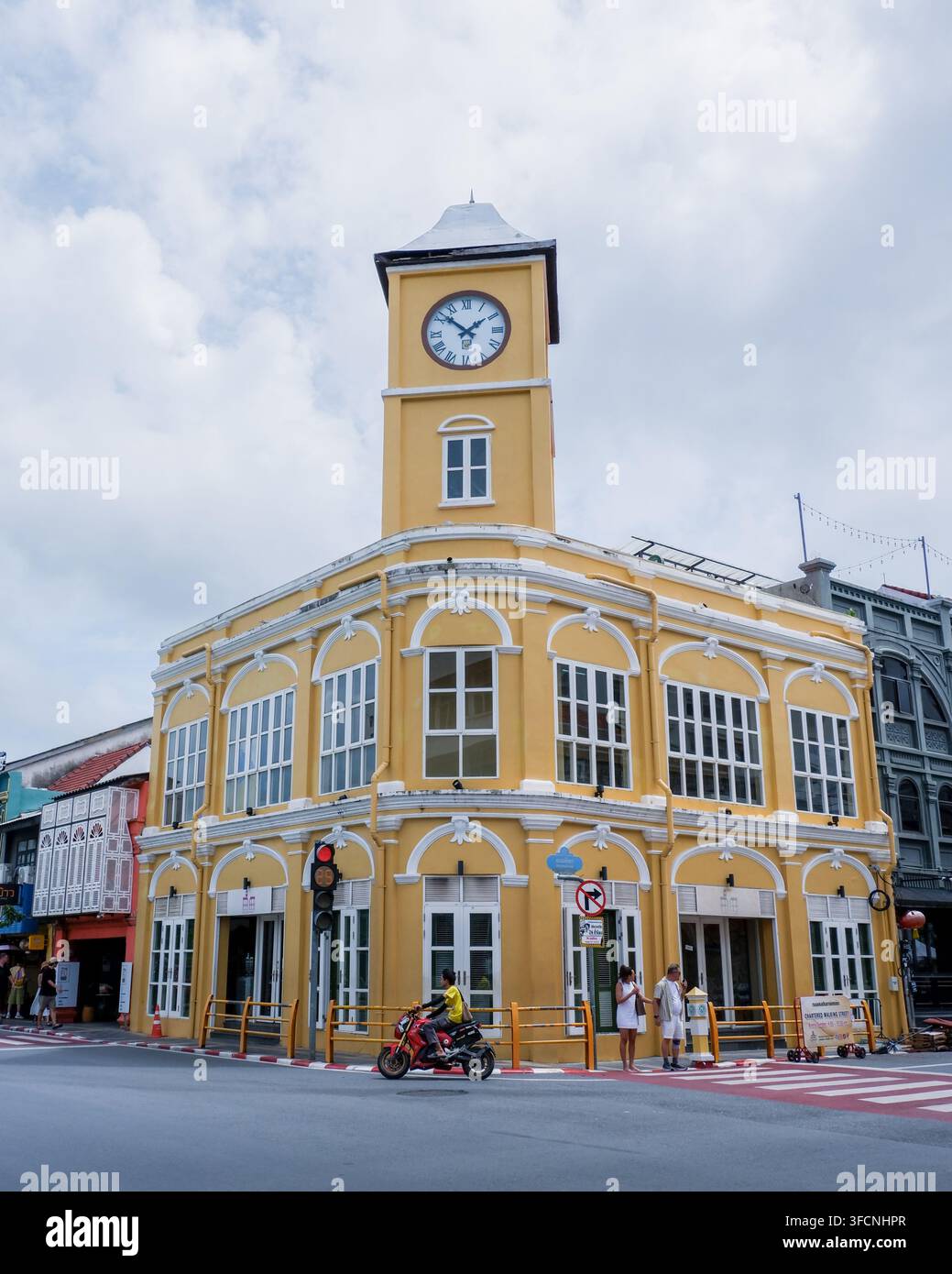 PHUKET, THAÏLANDE - 16 août 2026 : Musée Phuket Baba avec une architecture sino-portugaise situé dans la vieille ville de Phuket Banque D'Images