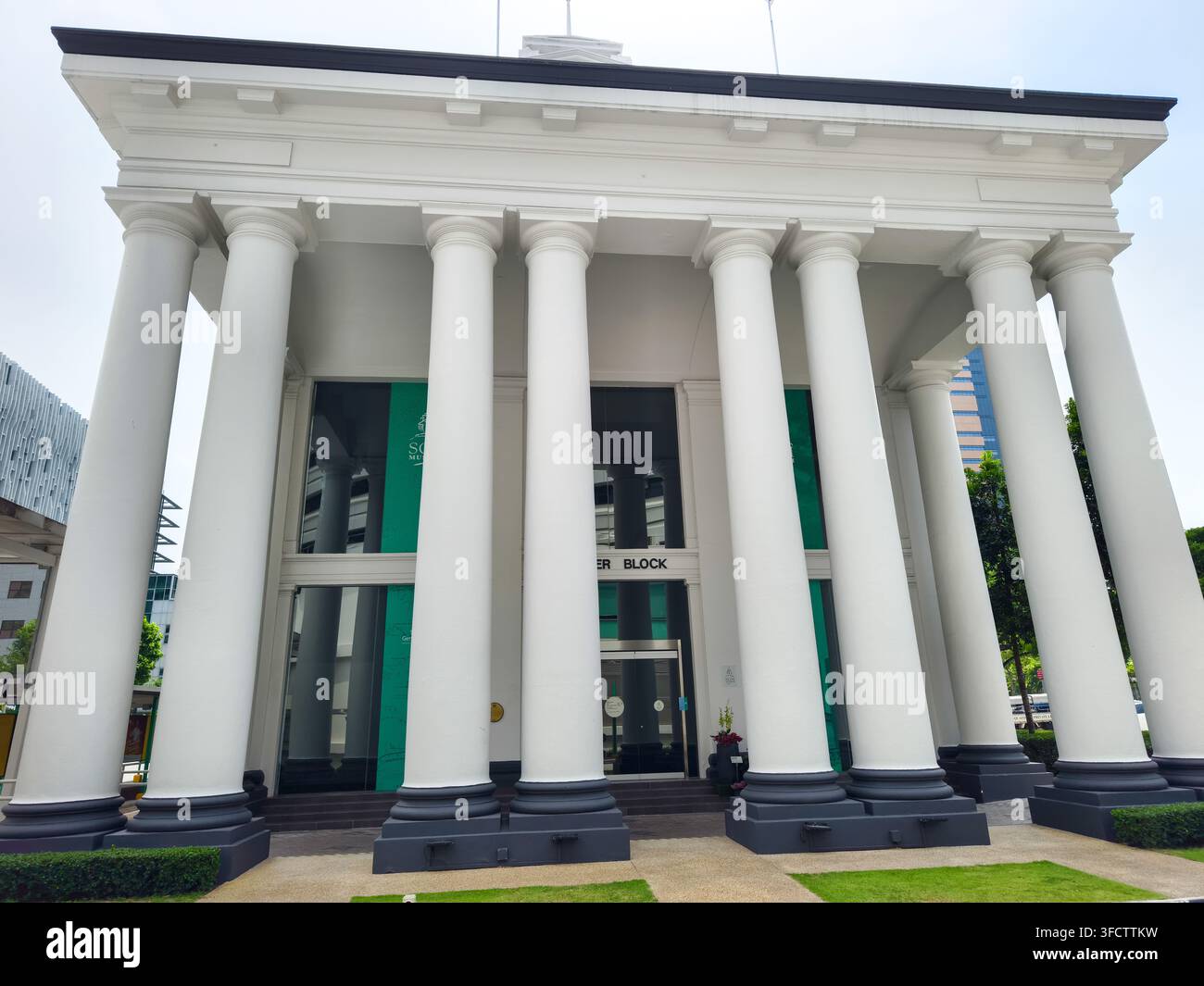 bloc historique Bowyer sur le campus de l'hôpital général de Singapour (SGH) à Singapour, qui abrite actuellement le musée SGH Banque D'Images