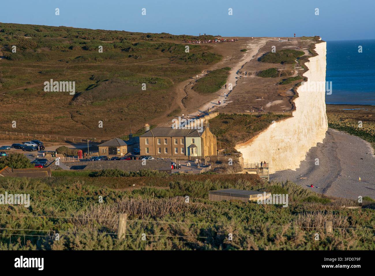 Falaises des Sept Sœurs, Birling Gap, East Sussex Banque D'Images