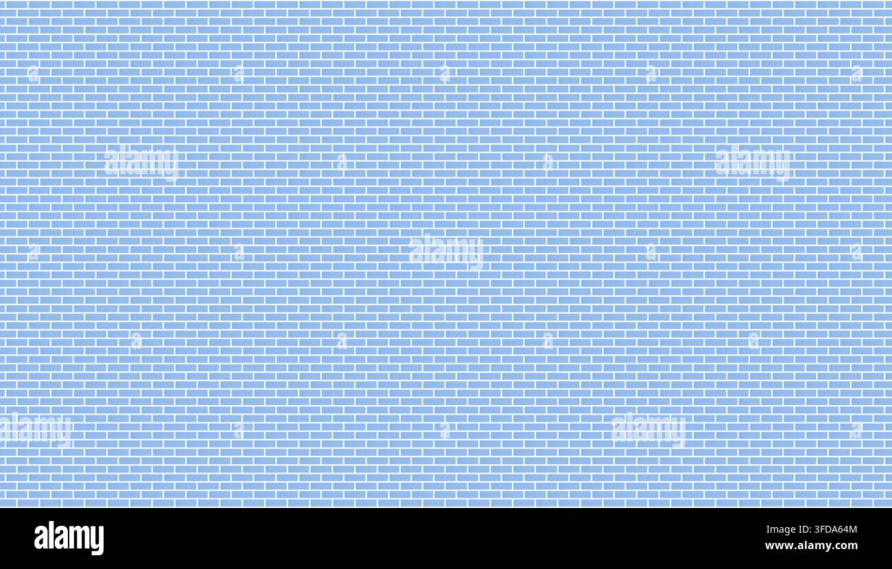 Mur à motifs de briques bleues avec texture répétée. Idéal pour les arrière-plans, les conceptions web ou les concepts architecturaux. Visuel calme et structuré pour moderne ou Banque D'Images