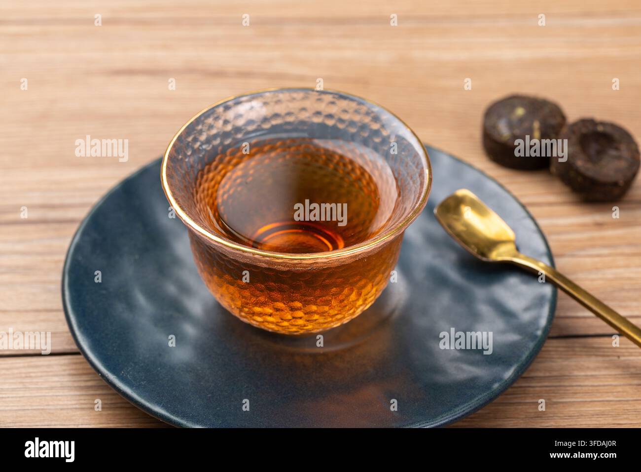 Ingrédient de boisson de thé fermenté Pu Erh Mini Tuocha Banque D'Images
