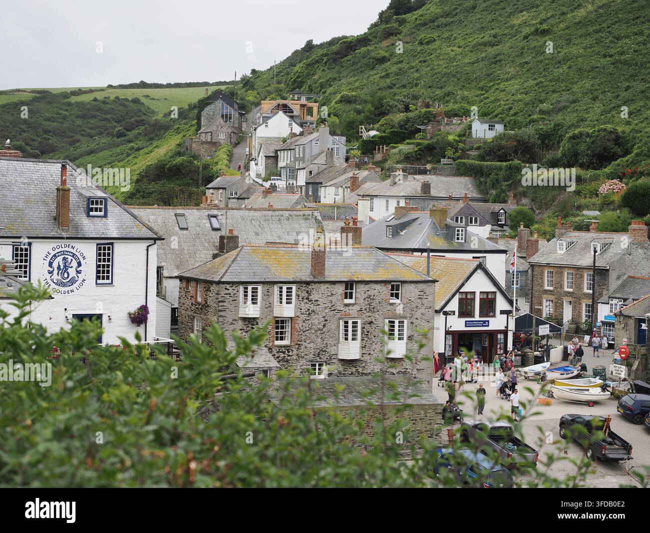 Port Isaac, ancien village de pêcheurs en Cornouailles Banque D'Images