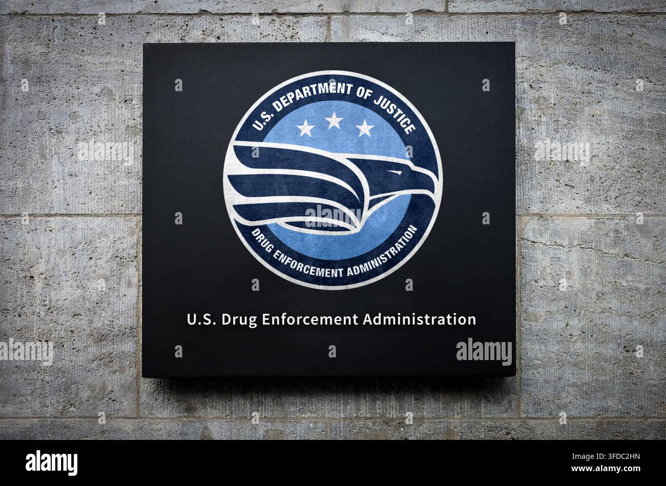 Administration pour le contrôle des drogues des États-Unis DEA Banque D'Images