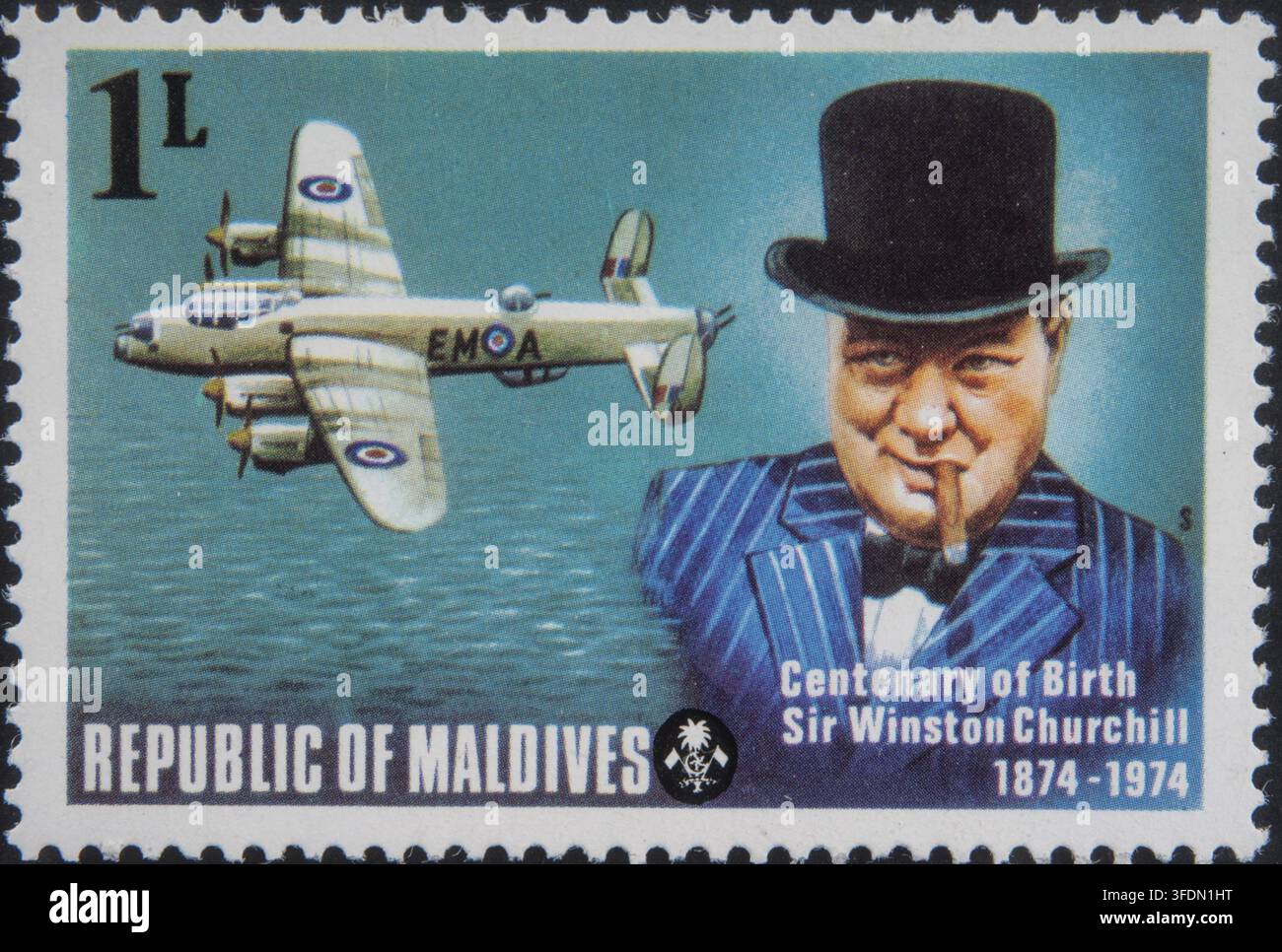 Winston Churchill (1874-1965) était un homme politique, auteur et officier britannique. Il a été Premier ministre britannique de 1940 à 1945 et de 1951 à Banque D'Images