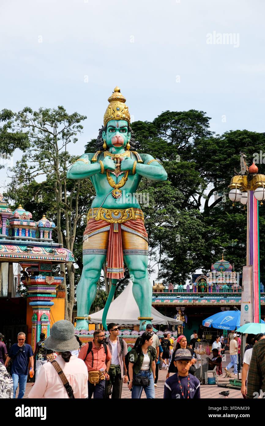 Gombak, Malaisie - 18 mai 2026 : La statue géante de Lord Hanuman aux grottes de Batu Banque D'Images