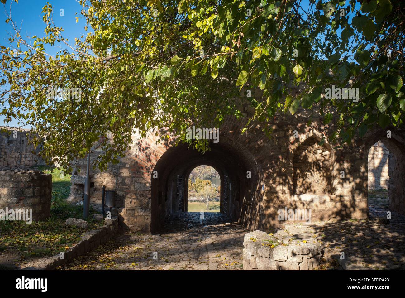 Porte Defterdar (Ville haute de la forteresse de Belgrade). Beograd, Serbie. Banque D'Images