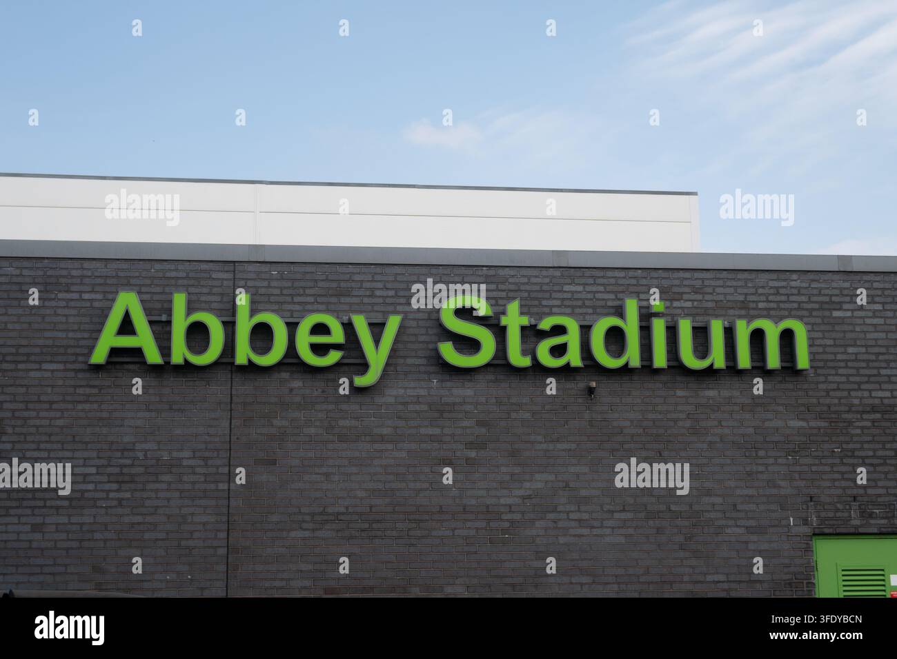 Stade Abbey, Redditch, Worcestershire, Angleterre, RU Banque D'Images