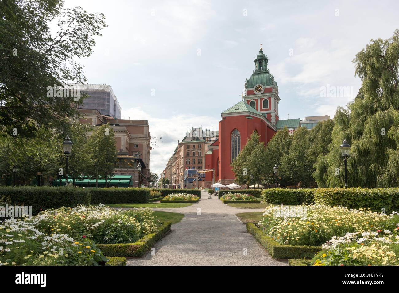 Église Saint-Jacques, une église du centre de Stockholm, dédiée à saint Jacques le Majeur. Banque D'Images