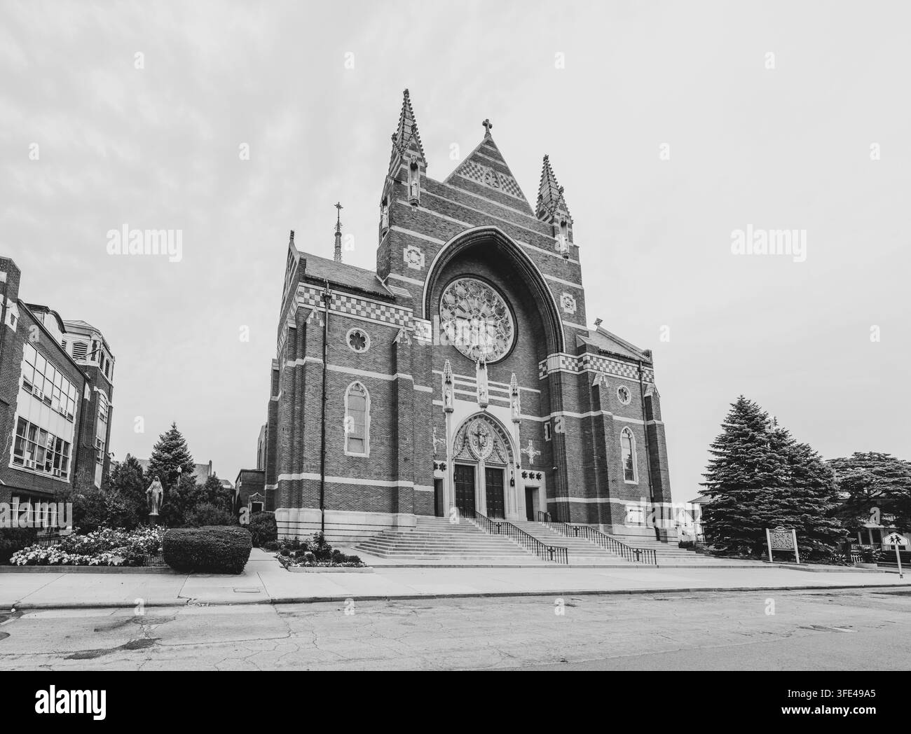 Église historique Saint-Florian de Hamtramck, Michigan le 11 août 2026 Banque D'Images