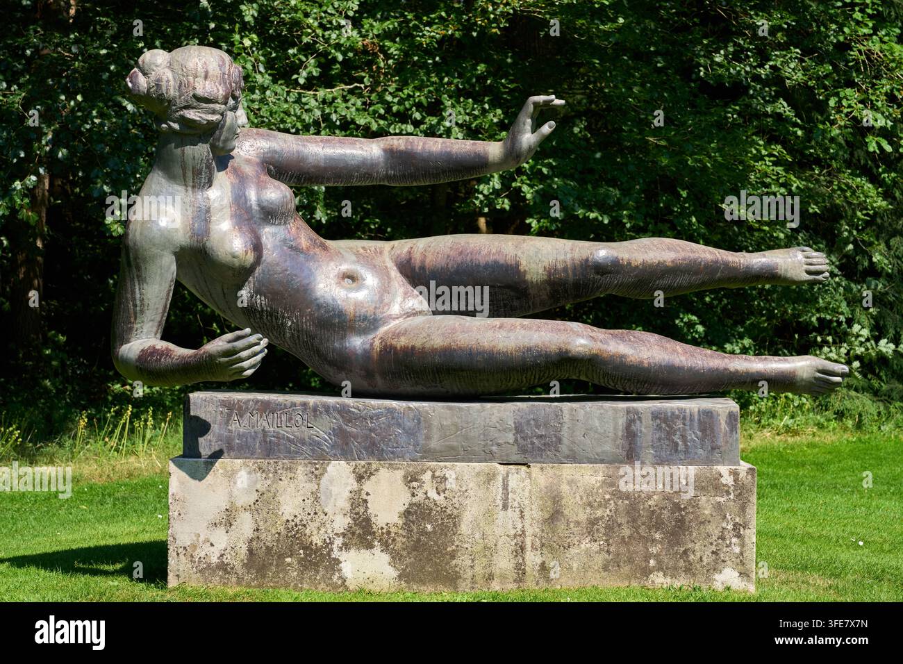 l'Air, Le Ciel, Design 1939, Coulé en 1962, Aristide Maillol (Banyuls-sur-Mer 1861 - 1944), musée Kröller-Müller, Parc national De Hoge Veluwe, Otterl Banque D'Images