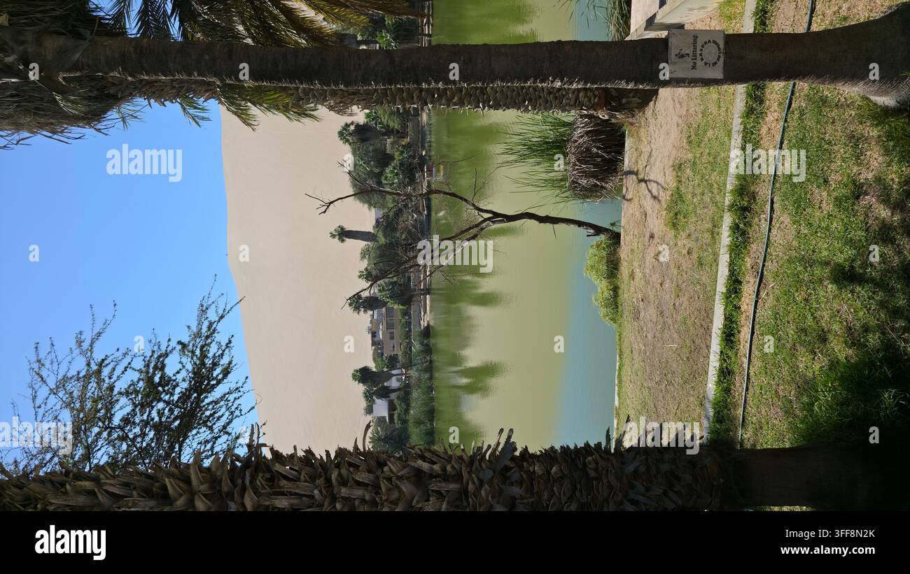 Oasis de Huacachina au Pérou - Image de stock capturée avec un smartphone