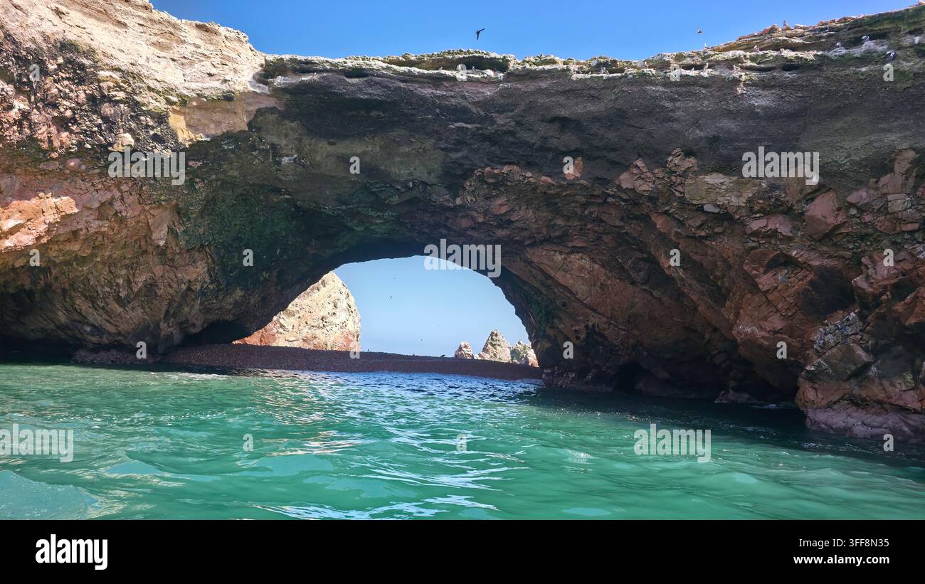 Îles Ballestas au Pérou - Image de stock capturée avec un smartphone