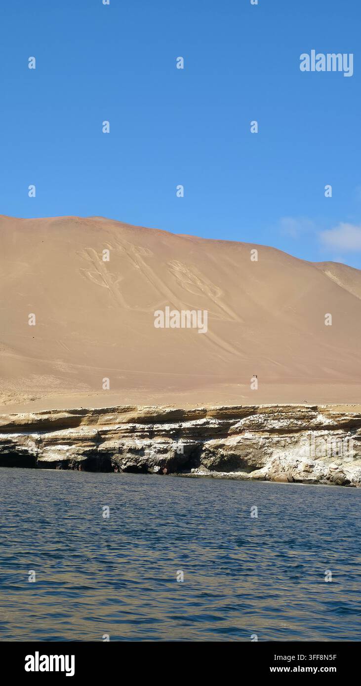 Îles Ballestas - Paracas - Pérou - Image de stock capturée avec un smartphone